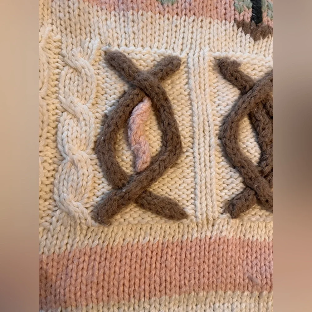Tamgiers Multicolor cottagecore Nordic Pattern Sweater - Picture 3 of 5